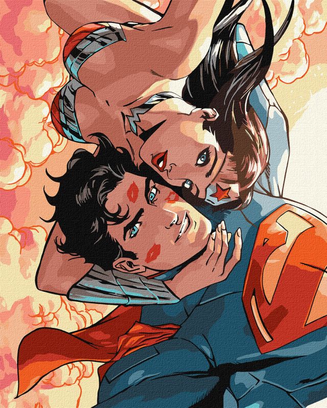 Malen nach Zahlen - Wonder Woman: Umarmungen ©Warner Bros.