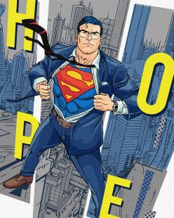 Malen nach Zahlen - Superman: Hope ©Warner Bros.
