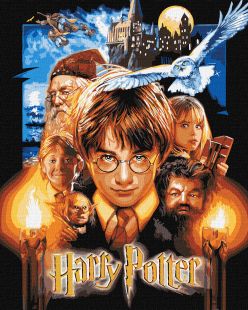 Malen nach Zahlen - Harry Potter: Poster mit metallischen Farben ©Warner Bros.