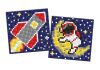 Diamond Painting auf einem Aufkleber - Berufe. Astronaut, Satz mit 2 Bildern