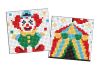 Diamond Painting auf einem Aufkleber - Berufe. Clown, Satz mit 2 Bildern