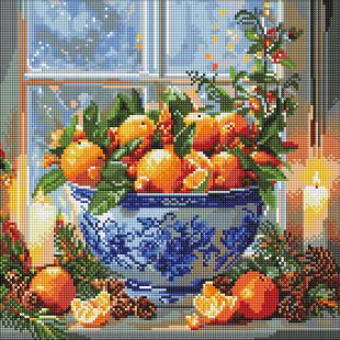 Diamond Painting - Zitrusfrüchte in einer Vase ©art_selena_ua
