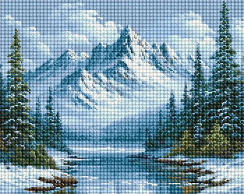 Diamond Painting - Frostiger Atem des Waldes ©art_selena_ua