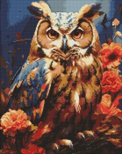 Diamond Painting ohne Rahmen - Wald-Eule ©art_selena_ua
