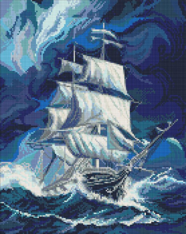 Diamond Painting - Segeln durch den Sturm ©art_selena_ua