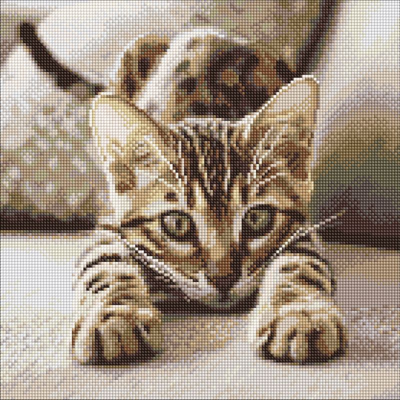 Diamond Painting - Verspieltes Kätzchen ©art_selena_ua