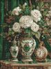 Diamond Painting - Porzellan mit weißen Rosen ©art_selena_ua