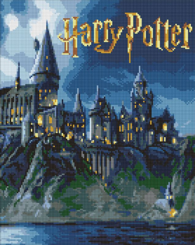 Diamond Painting - Harry Potter: Hogwarts bei Nacht ©Warner Bros.