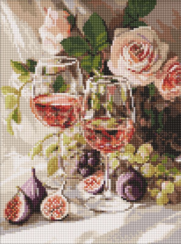 Diamond Painting - Romantisches Stillleben mit Feigen ©art_selena_ua
