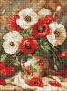 Diamond Painting - Rote und weiße Mohnblumen ©art_selena_ua