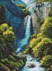Diamond Painting ohne Rahmen - Wasserfall in den Bergen ©art_selena_ua