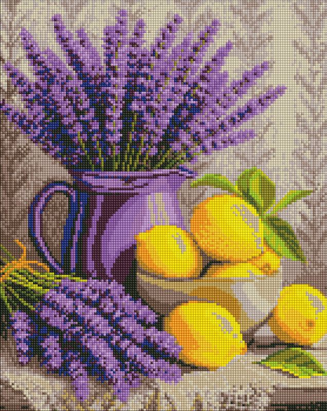 Diamond Painting - Lavendel und Zitronen ©art_selena_ua