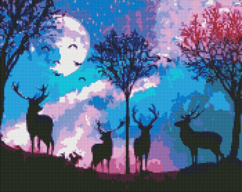Diamond Painting - Ein märchenhafter Wald