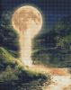 Diamond Painting - Mond-Wasserfall