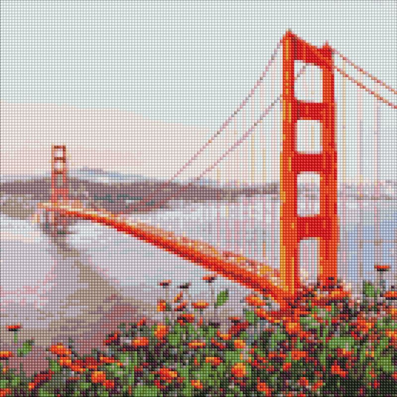 Diamond Painting - San Francisco am Morgen