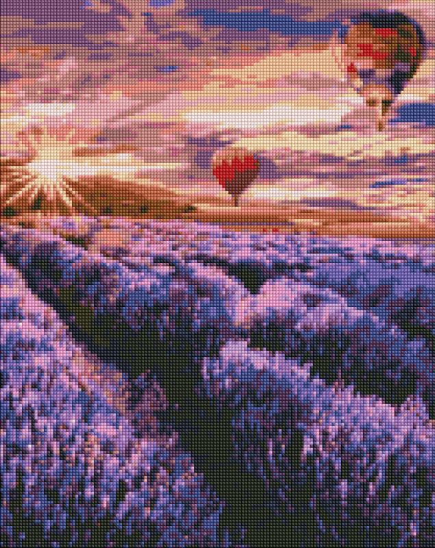 Diamond Painting - Blühender Lavendel in der Provence