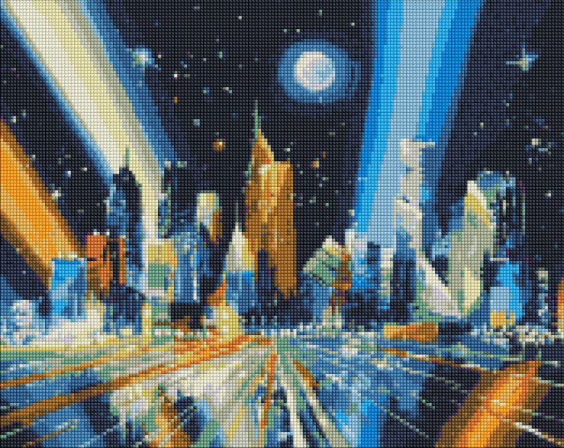 Diamond Painting - Strahlen der Metropole ©Ihor Sokolsky