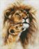 Diamond mosaic - Lion's tenderness