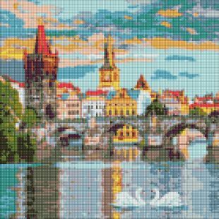 Diamond Painting - Prag am Abend