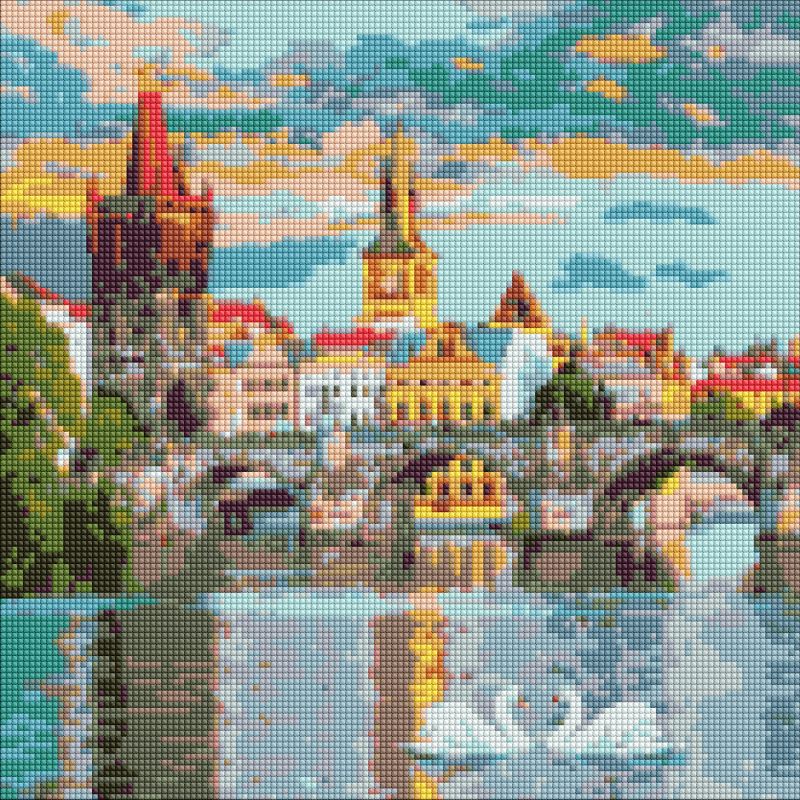 Diamond Painting - Prag am Abend
