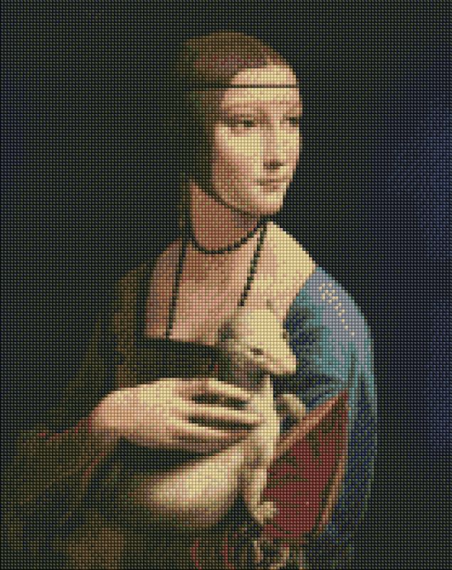 Diamond Painting - Dame mit Hermelin ©Leonardo da Vinci