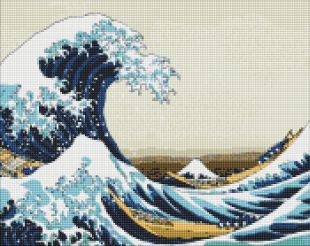Diamond Painting - Große Welle in Kanagawa ©Katsushika Hokusai