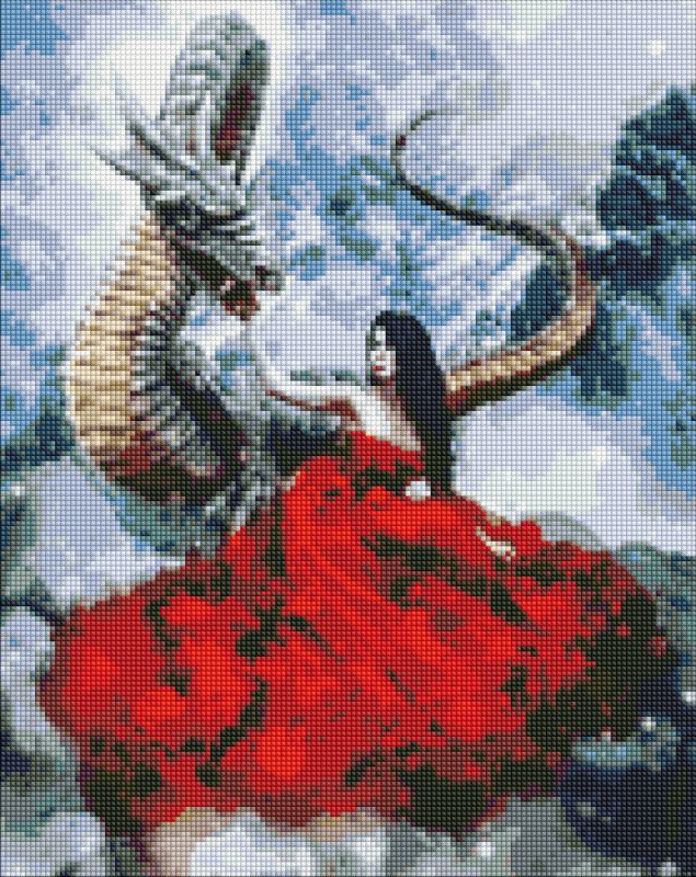 Diamond Painting - Eine mystische Begegnung ©Chervona_vorona_photography