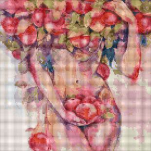 Diamond Painting - Apple Versuchung ©lesya_nedzelska_art