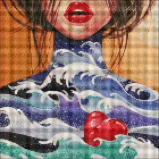 Diamond Painting - Das Herz des Ozeans ©lesya_nedzelska_art