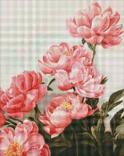 Diamond Painting - Blumenstrauß aus rosa Pfingstrosen ©ArtAlekhina