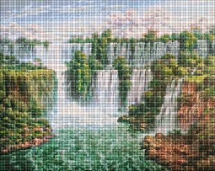 Diamond Painting - Malerischer Wasserfall ©Sergiy Lobach