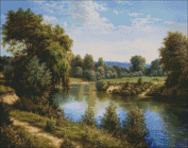 Diamond Painting - Sommerlandschaft ©Sergiy Lobach