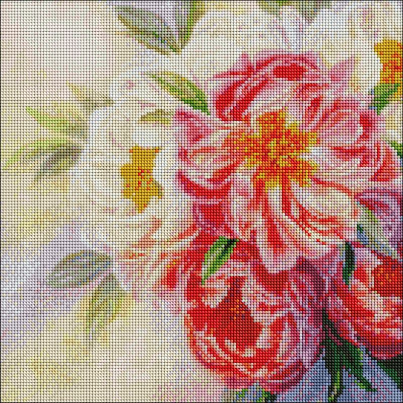 Diamond Painting - Pfingstrosenstimmung ©annasteshka