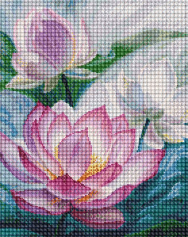 Diamond Painting - Licht auf dem Teich ©annasteshka