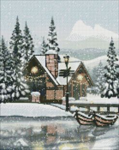 Diamond Painting - Verschneite Stille ©akvamarinel_art