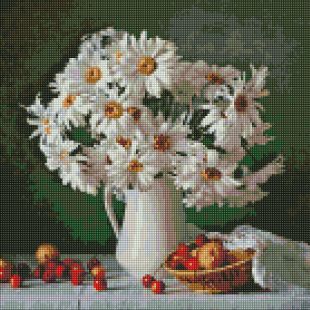 Diamond Painting - Die Schönheit der Gänseblümchen