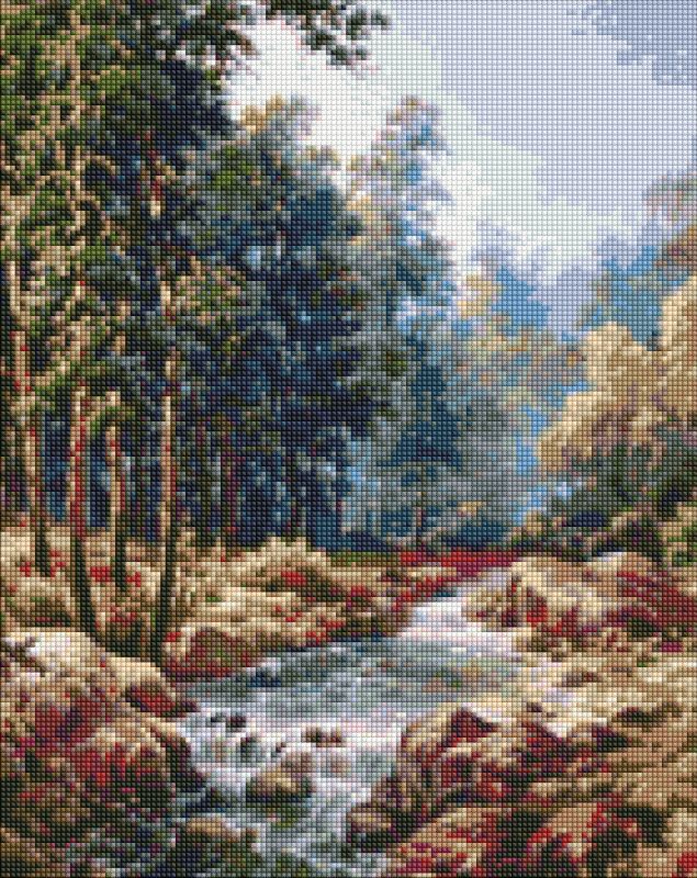 Diamond Painting - Karpaten-Wasserfall ©Sergiy Lobach