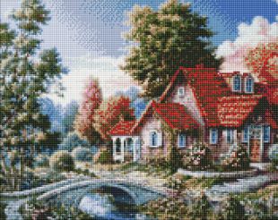 Diamond Painting - Das Haus der Großmutter ©Sergiy Lobach