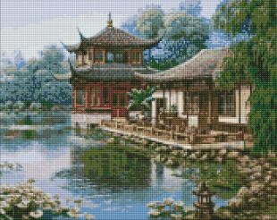 Diamond Painting - Chinesisches Haus ©Sergiy Lobach