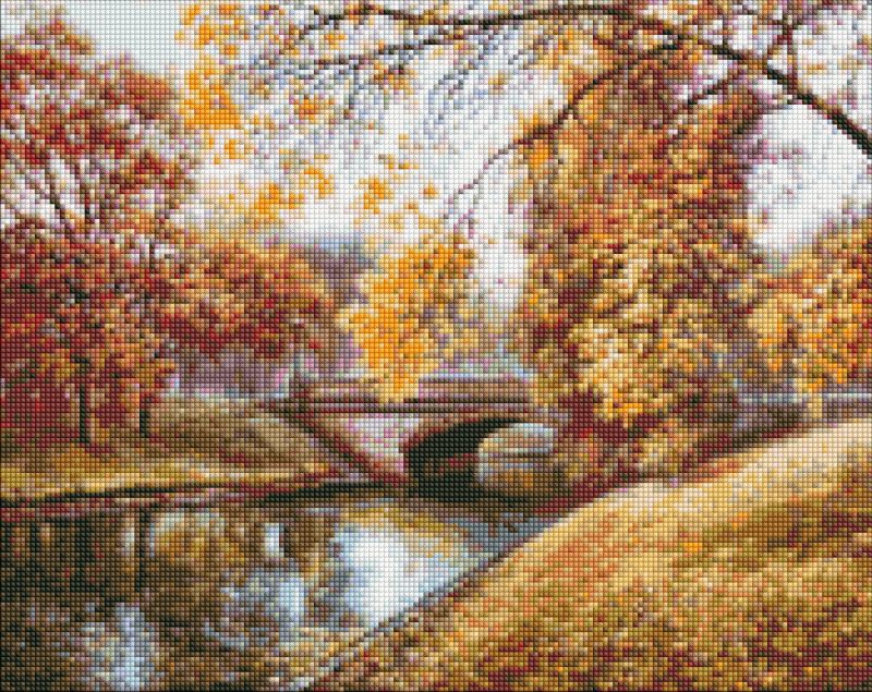 Diamond mosaic - Autumn landscape ©Sergey Lobach