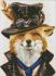 Diamond mosaic - Steampunk Fox