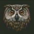 Diamond mosaic - Bird of wisdom