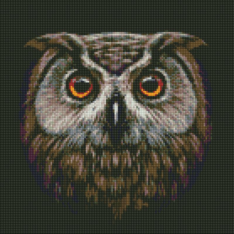 Diamond Painting - Vogel der Weisheit