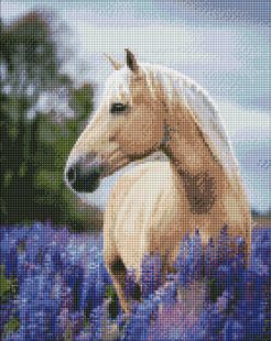 Diamond Painting - Spaziergang durch ein Lavendelfeld