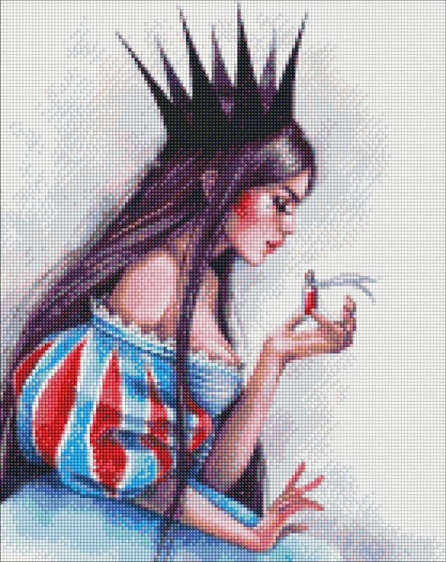 Diamond Painting - Gefährliche Schönheit ©lesya_nedzelska_art