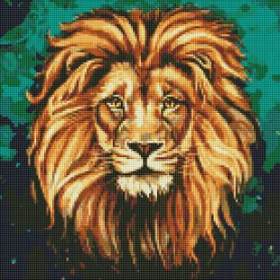 Diamond Painting - Ein luxuriöser Löwe