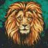 Diamond mosaic - Luxurious lion