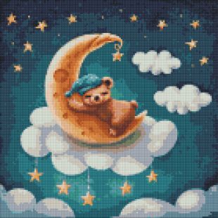 Diamond Painting - Eine märchenhafte Nacht ©Elena Schweitzer