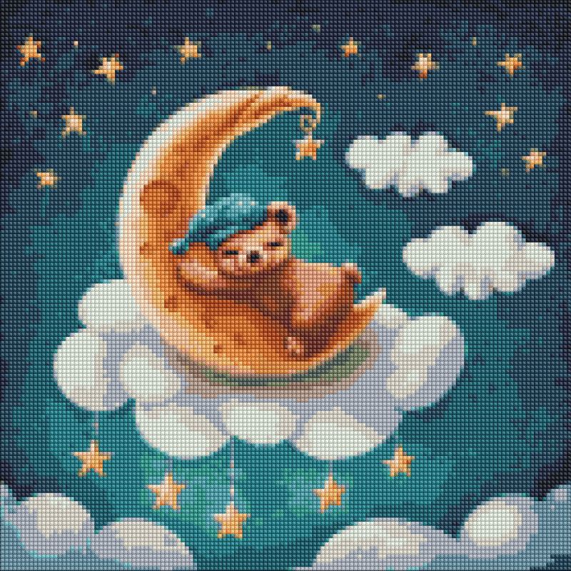Diamond Painting - Eine märchenhafte Nacht ©Elena Schweitzer