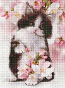 Diamond Painting - Flauschiges Kätzchen